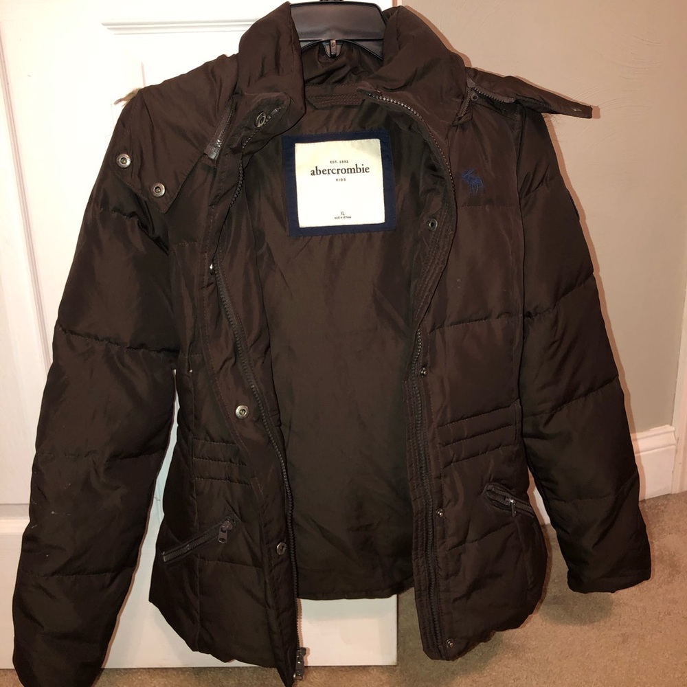 Perfect Cozy A & F Kids Faux Fur Hooded Coat